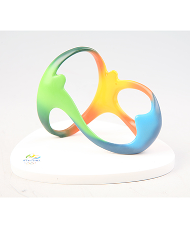 里约2016年奥运会会徽3D版摆件